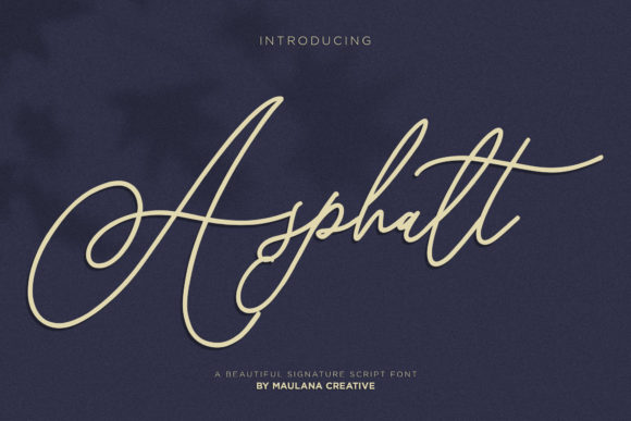 Asphalt Font: Elevating Small Business Branding