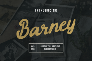 Barney: A Script Font with Vintage Charm for Editorial Design