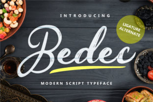 Bedec: A Script Font with Elegance and Edge