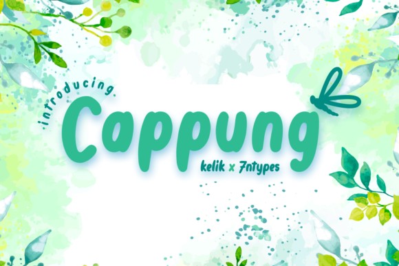 Enhance Your Brand with Cappung: A Friendly Handwritten Font