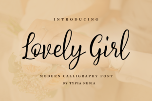 Enhance Your Brand with Lovely Girl: A Charming Script Font