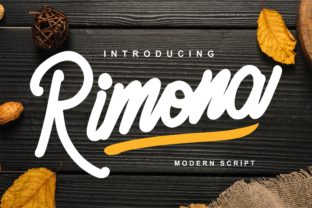 Enhance Your Brand with Rimona: A Versatile Script Font