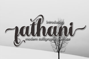 Fathani Font: Modern Calligraphy for Web Design