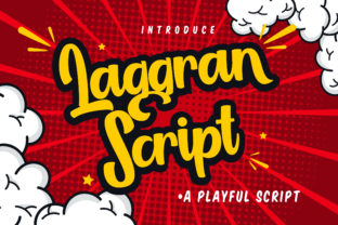 Laggran Font: A Playful Script for Small Business Branding