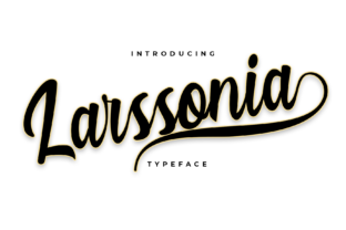 Larssonia Font: Testing an Organic Script for Branding