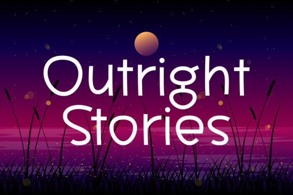 Outright Stories Font: Handmade Charm for Makers