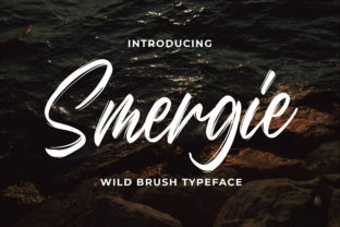 Smergie Font: A Bold Script for Editorial Design
