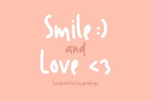 Smile and Love Font Review: Cheerful Script for Branding