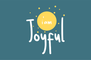 Testing the I Am Joyful Font for Brand Identity