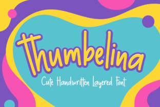 Thumbelina Font: Cute Handwritten Style for Digital Ads