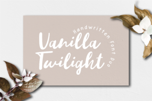 Vanilla Twilight: A Charming Handwritten Font for Crafters